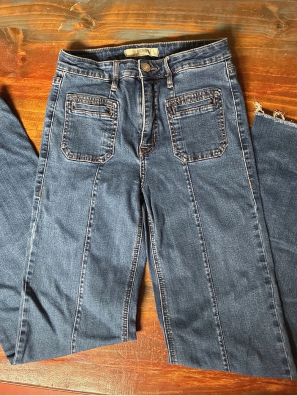 Rock & Roll Front-Seam Jeans Size 30